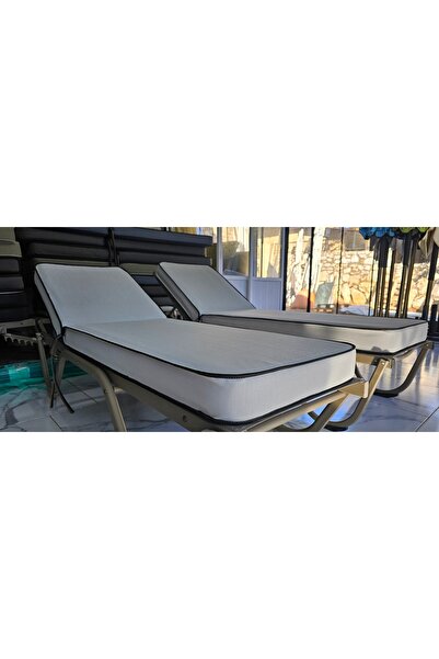 İklim 2 Lİ 10 CM LİK SOLMAZ RENK FAYFIR KUMAŞLI  ŞEZLONG MİNDERİ