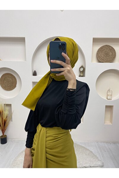 Modamorfo Pleated Skirt with Draped Front