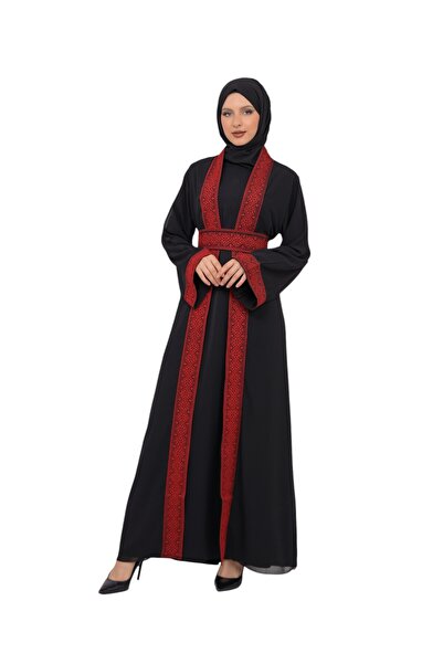 Zaytoon Вишивка Детальна Довгорука Oversize Жіноча Абая - M-3XL C100033