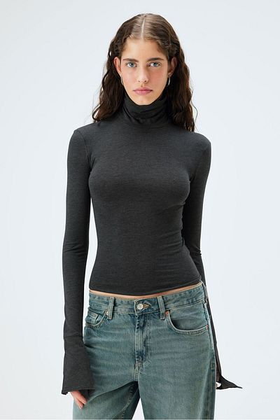 IAMNOTBASIC Katie Top - Anthracite