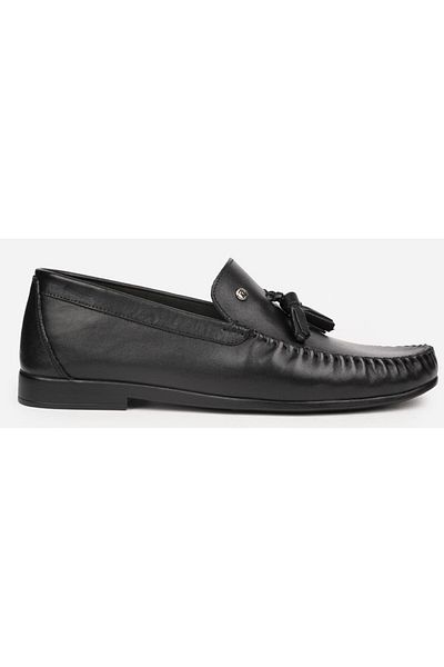 Pierre Cardin 25101 Μαύρα Ανδρικά Loafer Casual Δερμάτινα Παπούτσια