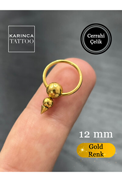Karınca Piercing Spike Sallantılı Nipple Septum Conch Orbital Helix Göbek Kık...