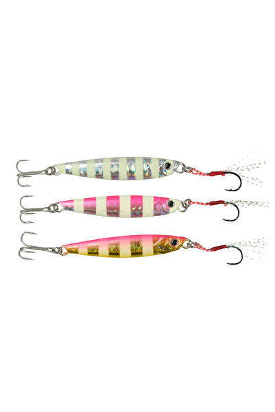 RYUJI Jig King Zebra Mix 3 Adet Jig Yem
