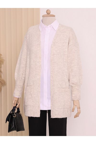 Modamorfo Yumoş Double Pocket Knitwear Cardigan