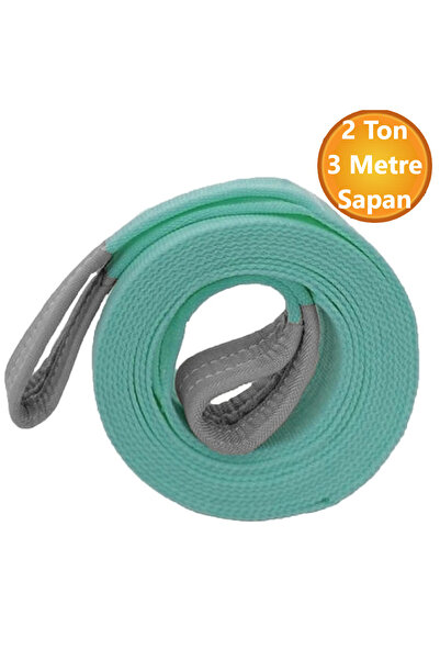 NUBLADO Vinç Sapan Polyester Spanzet 2 Ton 3 Metre Turkuaz Sağlam Yük Kaldırm...