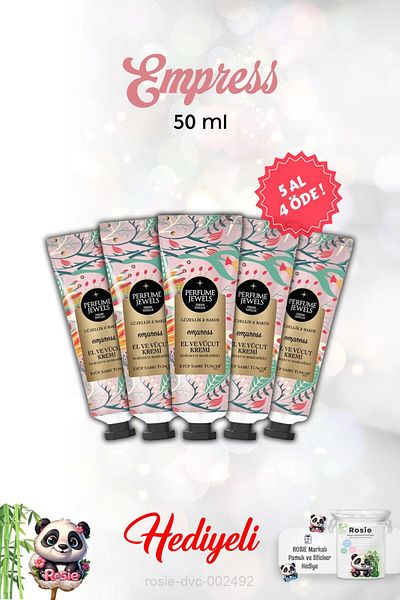 Eyüp Sabri Tuncer Empress 50 ml Hand and Body Cream - Buy 5 Get 4 Rosie