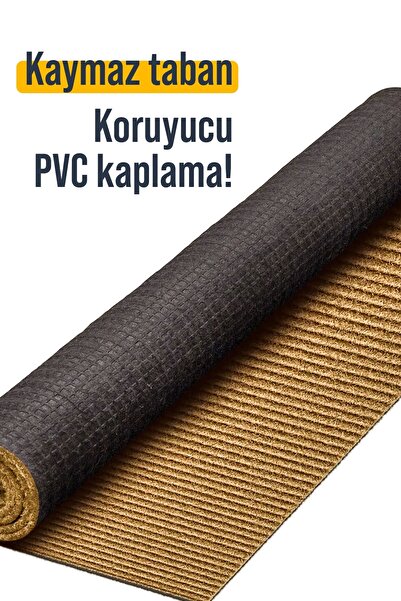 Decovetro Kapı Önü Halı Paspas Renkli Çizgili Home Desenli 40 x 60 Cm