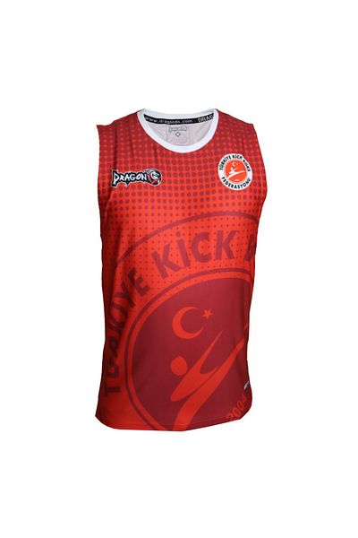 Dragondo Kf1006 Kick Boxing Singlet Red Kick Boxing Singlet