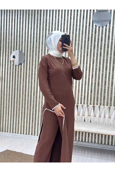 Moda Krash Set of 2 Embroidered Pants Tunic