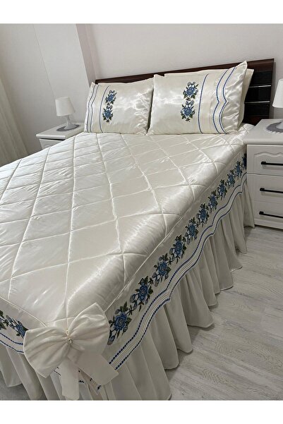 AHSEN TASARIM Bedspread with Crossover