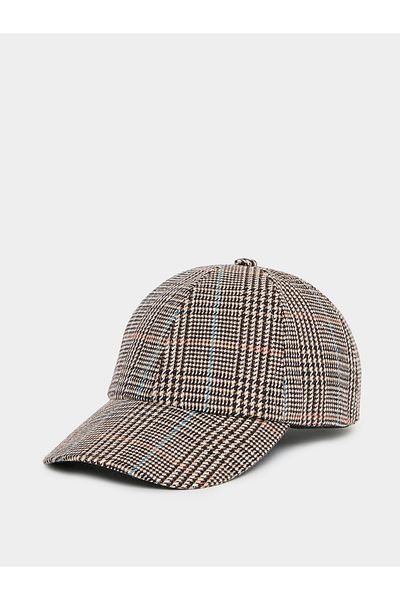 Styli Checked Pattern Cap