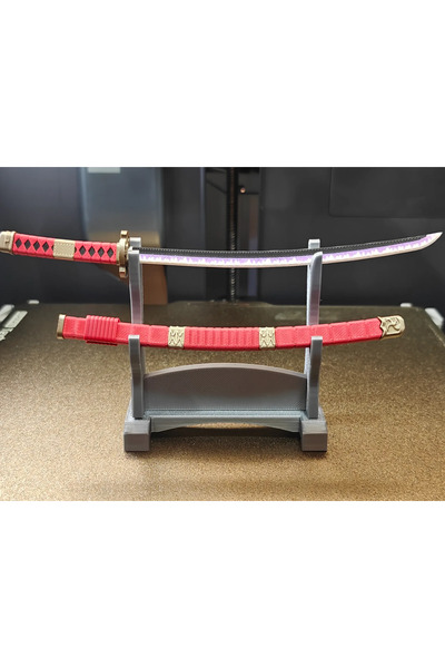 MONACONCEPT One Piece Roronoa Zoro Sandai Kitetsu Mini Katana Ve Stand Seti