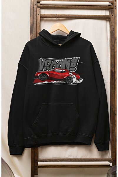 Fuddy Moda Унісекс Dodgee Challenger з принтом, капюшоном та оверсайз-фасоном