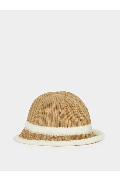 Styli Two Stripe Crochet Hat