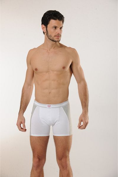Hmd Ανδρικά Stretch Boxers 6 τμχ - Άνετη υφή, 92% βαμβάκι, 8% ελαστάνη, λεπτομέρεια χρώματος