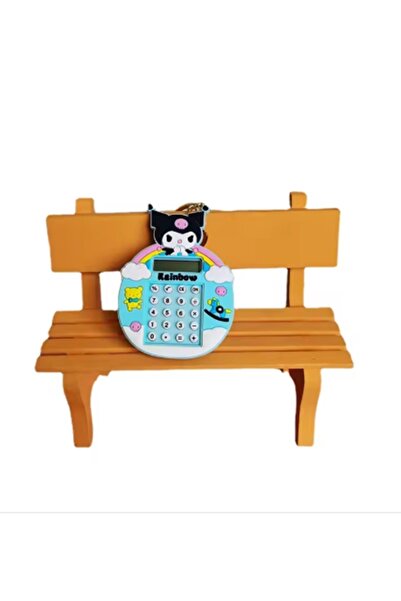 gaman 1 adet Kawai Temalı Çocuk Öğrenci Hesap Makinesi Arkası Oyunlu Çanta Ak...