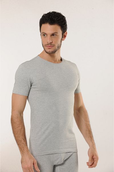 Hmd Ανδρικό T-shirt Lycra Cotton Crew Neck - 3 τεμάχια (92% βαμβάκι, 8% ελαστάνη)