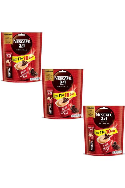 Nescafe 3 in 1 Original Coffee Buy 11 Pay 10 11 X 17.5g 3 Pcs