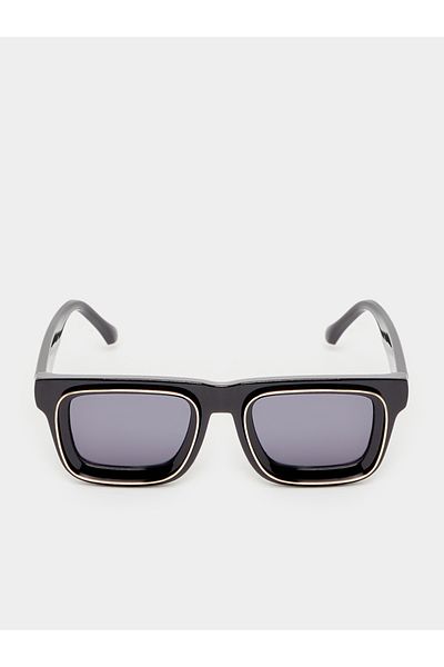 Styli Full Rim Square Frame Sunglasses