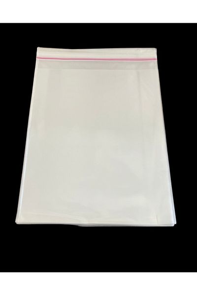 Gmt Ambalaj 20X25+5 (20*30)Cm Transparent Banded Gelatin Dowry Bag 100 Pieces