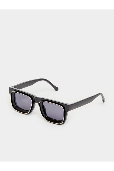 Styli Full Rim Square Frame Sunglasses
