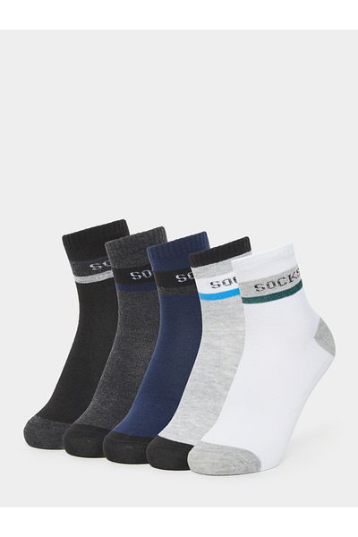 Styli Set of 5 - Sport Lightweight Breathable Crew Socks