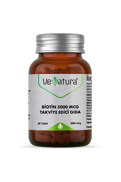 VeNatura Biotin 5000 Mcg 90 Tablets