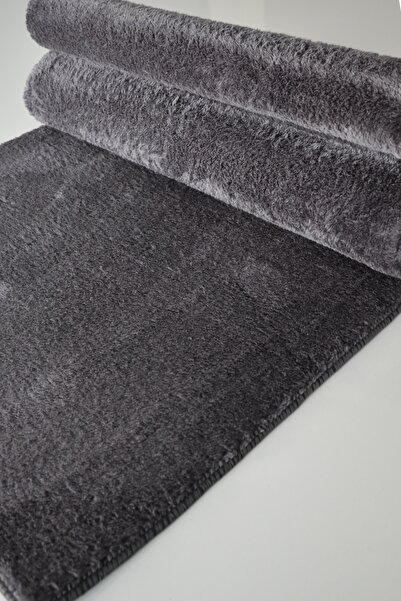 Babil Home Kaymaz Tabanlı Kesme Rulo Salon Koridor Halı Post Peluş Yolluk Ant...