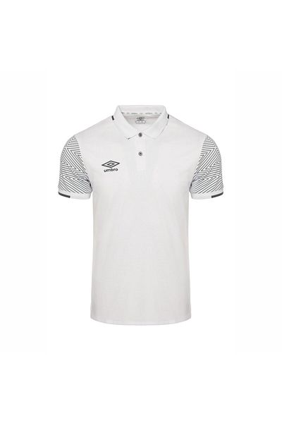 UMBRO Μπλουζάκι Solo Polo Camping Pique Cotton ΛΕΥΚΟ