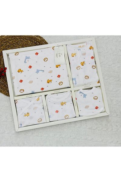 Bebitof Panther Patterned 10-Piece Hospital Exit Set