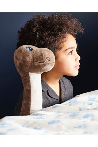 IKEA Trendexpress Yumuşak Peluş Oyuncak Kahverengi 55 Cm Dinozor