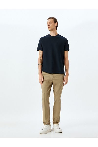 Koton Dark blue Slim Fit T-Shirt