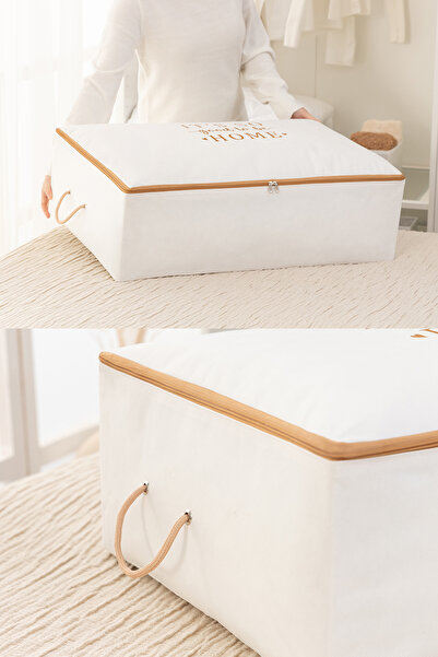 REKHOME Mega Boy Baza Altı Yastık Yorgan Kazak Hurcu 74x46x22