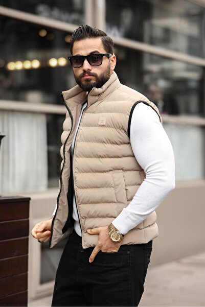 inpool Καπιτονέ φουσκωτό γιλέκο καπιτονέ - όρθιο γιακά, διπλή ραφή 24USE2478