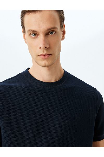 Koton Dark blue Slim Fit T-Shirt