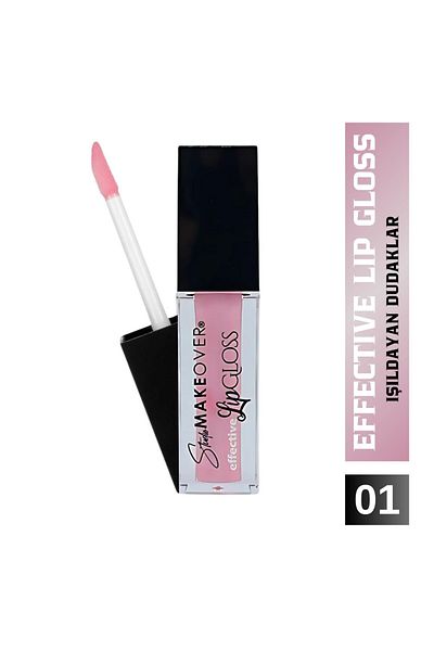New Well Newwell Make Over Studio Lip Gloss 01 & Makeup Sponge Gift