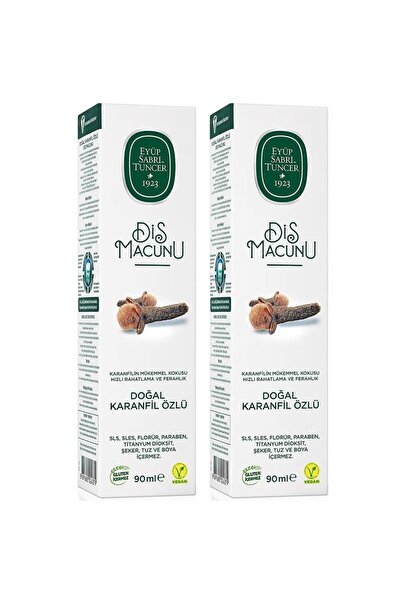 Eyüp Sabri Tuncer معجون أسنان خالي من الفلورايد بخلاصة القرنفل الطبيعي 90 مل ...