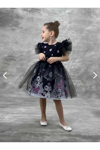 RAPAPA Petrecere pentru fete din tul cu model Kuromi și Melody - 2712SI