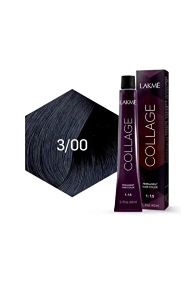 LAKMÉ لاكمي كولاج صبغة شعر 3/00 ، بني غامق