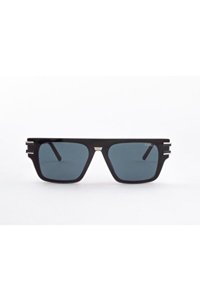 SuperStep Süperstep St854 C2 Güneş Gözlüğü Gözlük Siyah Kemik Metal Uv400 Aks...