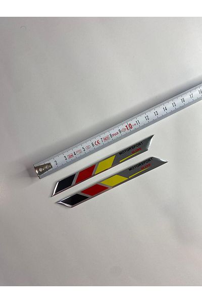 OTOMOR AKSESUAR Franța-Italia-Germania Motorsport Pastă Arma Autocolant Autocolant din aluminiu 12x1