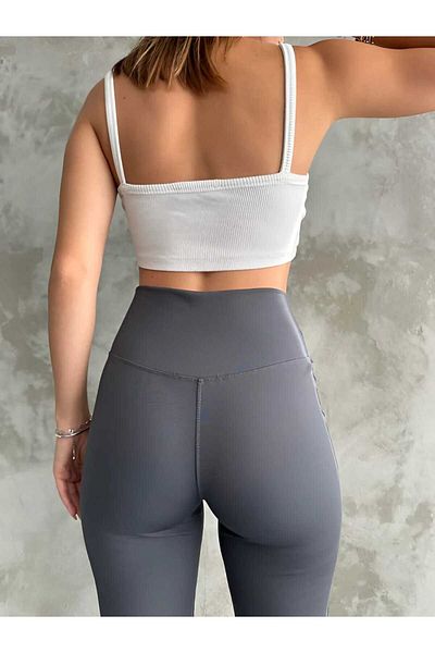 Zeliza Moda Evi Women's High Waist and Recovery Leggings - Spanish Leg, Does Not Show Inner. Raised Winter Leggings