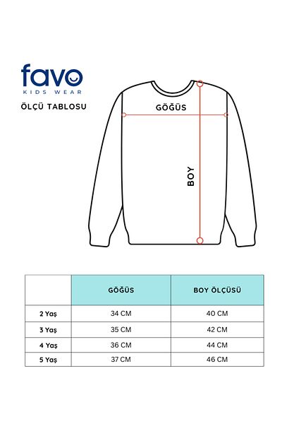 Favo Kids 2-5 Years Old Boys' Cotton Jogger Suit - Good Boys Club Printed Sweatshirt