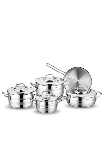 KORKMAZ A2050 Astra2 9 Piece Cookware Set