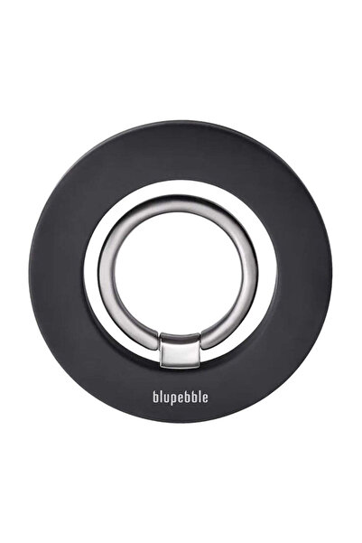 BLUPEBBLE MagSafe Magnetic Grip Holder with Adjustable Kickstand Black