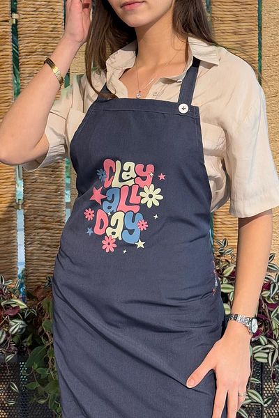 Ref-San Șorț de atelier colorat și elegant - Clay