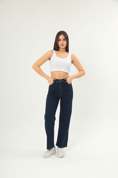 FRANCO RENZO Γυναικεία Strappy Crop Top Μπλούζα