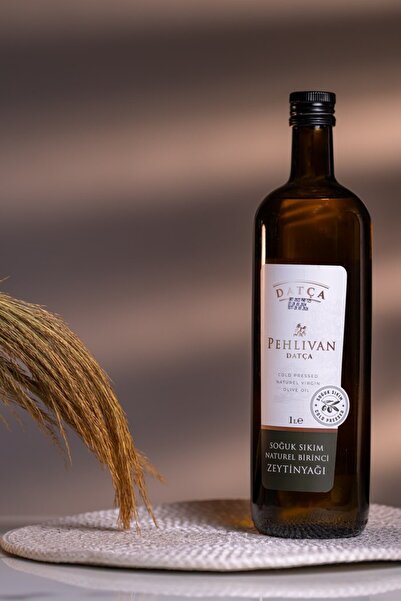 PEHLİVAN DATÇA Soğuk Sıkım Naturel Birinci Zeytinyağı Cam Şişe 1 Lt
