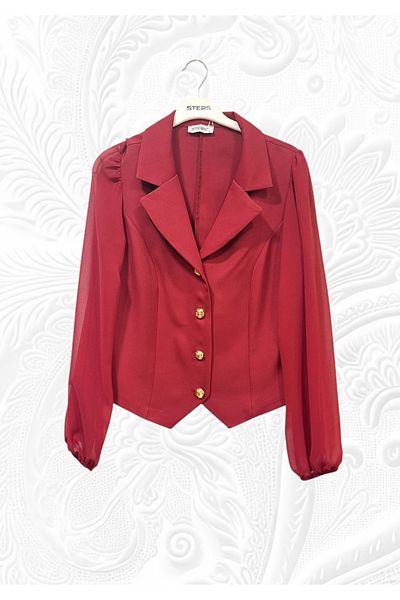 STEPS Chiffon Sleeve Vest