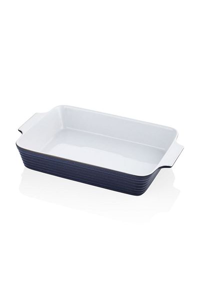 Joy Carmen Rossallini Life - Large Rectangular Blue Oven Dish 44X26X8 cm